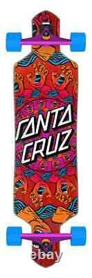 Santa Cruz 36X9 MANDALA TOXIC SCREAMING HAND DROP THROUGH Longboard Complete