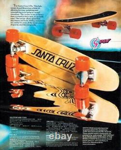 Santa Cruz 5 Ply Rocker Retro Cruiser Skateboard 6.97 x 28.80