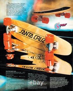 Santa Cruz 5ply Kicktail 7.45 Retro Cruiser