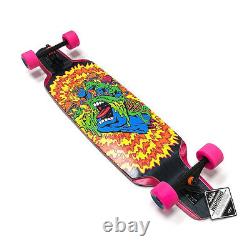 Santa Cruz 9.5x37.4 TOXIC SCREAMING HAND DROP DOWN Longboard Complete