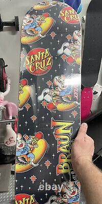 Santa Cruz Braun Hotdog Everslick Skateboard Deck