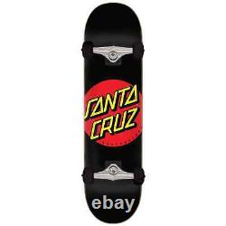 Santa Cruz Classic Dot Sk8 Complete Skateboard Black 8