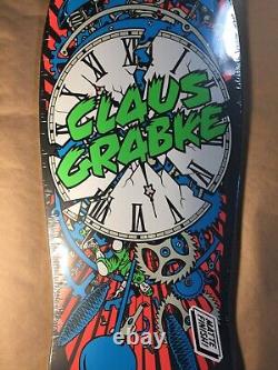 Santa Cruz Claus Grabke Exploding Clock Reissue Skateboard Deck Jim Phillips Art