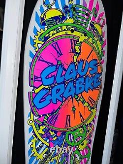 Santa Cruz Claus Grabke skateboard deck (reissue) with shadow box