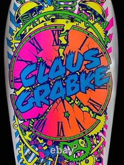 Santa Cruz Claus Grabke skateboard deck (reissue) with shadow box