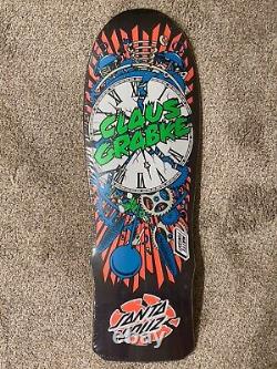 Santa Cruz Cluas Grabke Exploding Clock Deck Black New in Shrink