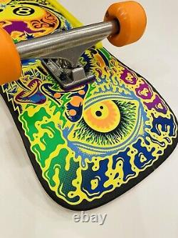 Santa Cruz Complete Skateboard Dope Planet Old School Shaped New