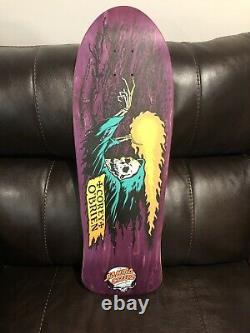 Santa Cruz Corey OBrien Reaper Reissue Skateboard Deck Purple Stain