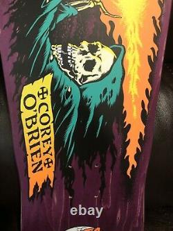 Santa Cruz Corey OBrien Reaper Reissue Skateboard Deck Purple Stain