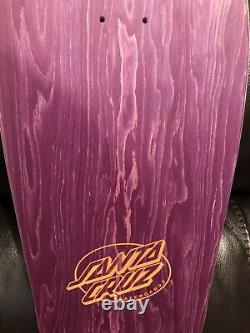 Santa Cruz Corey OBrien Reaper Reissue Skateboard Deck Purple Stain