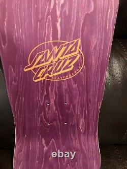 Santa Cruz Corey OBrien Reaper Reissue Skateboard Deck Purple Stain