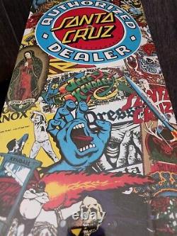 Santa Cruz Dealer Clock 30 years skateboard deck