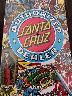 Santa Cruz Dealer Clock 30 years skateboard deck