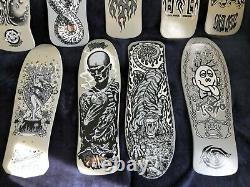 Santa Cruz Dust to Dust full series of 9 skateboard decks New, Rare