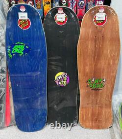 Santa Cruz Erick Winkowski 3 Skateboard decks Aquatic, Dope Planet, Birdcage
