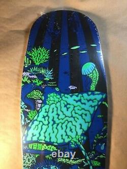 Santa Cruz Erick Winkowski Aquatic Night Old School Shaped Skateboard Deck