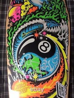 Santa Cruz Erick Winkowski Dope Planet Signed Skateboard Deck