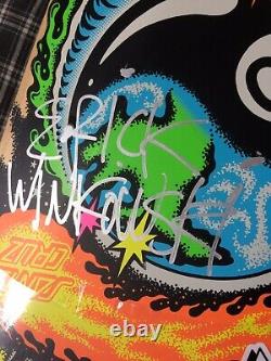 Santa Cruz Erick Winkowski Dope Planet Signed Skateboard Deck