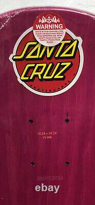 Santa Cruz Erick Winkowski Primeval Blacklight Skateboard Deck (stamped II)