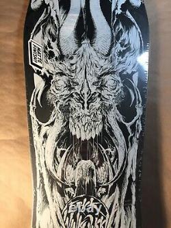 Santa Cruz Erick Winkowski Primeval Blackout Reissue Shaped Skateboard Deck