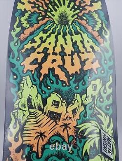 Santa Cruz Erick Winkowski Volcano 10 Skateboard Deck Glow in Dark 8Ballr New