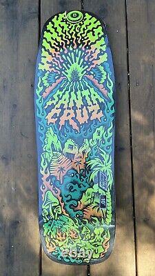 Santa Cruz Erick Winkowski Volcano Shaped Skateboard Deck Glow in the Dark