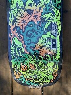 Santa Cruz Erick Winkowski Volcano Shaped Skateboard Deck Glow in the Dark