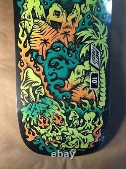 Santa Cruz Erick Winkowski Volcano Shaped Skateboard Deck Glow in the Dark