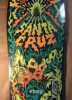 Santa Cruz Erick Winkowski Volcano Shaped Skateboard Deck Glow in the Dark