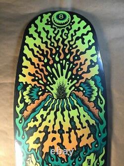 Santa Cruz Erick Winkowski Volcano Shaped Skateboard Deck Glow in the Dark