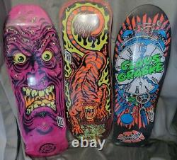 Santa Cruz Grabke SAlba Roskopp retro reissue skateboard decks, set of 3