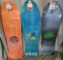 Santa Cruz Grabke SAlba Roskopp retro reissue skateboard decks, set of 3