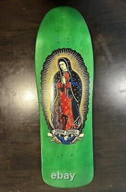 Santa Cruz Jason Jessee Green Lady Guadalupe Skateboard Deck Reissue