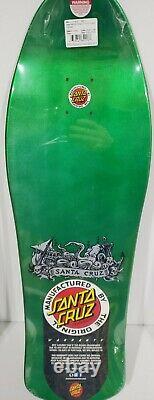 Santa Cruz Jason Jessee Metallic Green Neptune Reissue Skateboard Deck 10x31