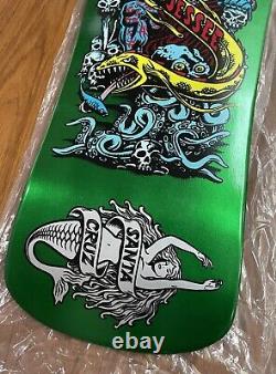Santa Cruz Jason Jessee Metallic Green Neptune Skateboard Deck
