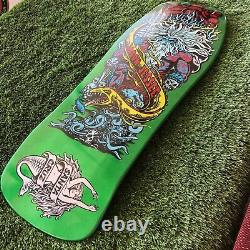 Santa Cruz Jason Jessee Neptune Limited Rare Skateboard Deck Green Metallic