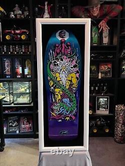 Santa Cruz Jason Jessee'Neptune' skateboard deck (reissue) with shadow box