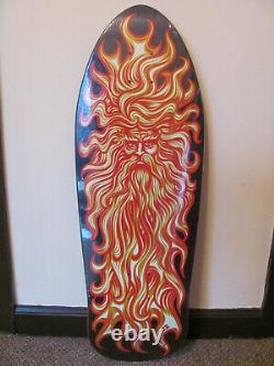 Santa Cruz Jason Jessee SunGod mini skateboard deck reissue raised ink