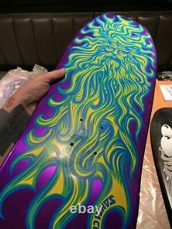 Santa Cruz Jason Jessee Sungod Reissue Skateboard Deck. Rare Purple