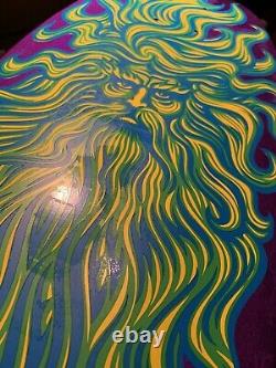 Santa Cruz Jason Jessee Sungod Reissue Skateboard Deck. Rare Purple