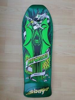 Santa Cruz Jeff Grosso Demon skateboard deck, reissue, dark green