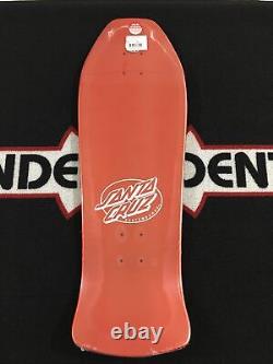 Santa Cruz Jeff Grosso TOYBOX candy orange skateboard deck
