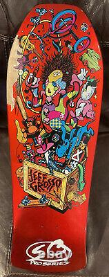 Santa Cruz Jeff Grosso Toybox Metalic Skateboard Reissue Deck With Issues Powell