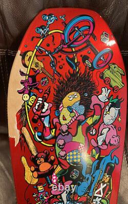Santa Cruz Jeff Grosso Toybox Metalic Skateboard Reissue Deck With Issues Powell