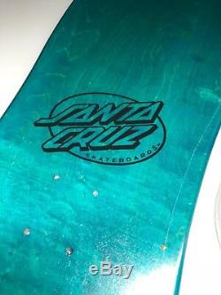 Santa Cruz Jeff Kendall Pumpkin Teal Stain Skateboard Deck 2006 reissue Shrink