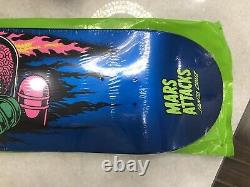 Santa Cruz Mars Attack Skateboard Deck Rarity 5 Sparkle Reaper Topps Collectible