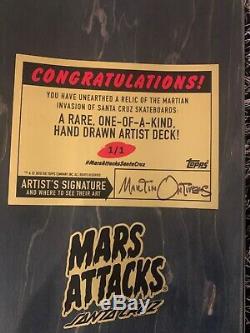 Santa Cruz Mars Attacks Skateboard 1/1