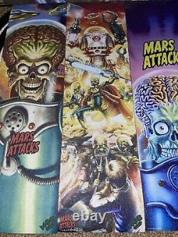 Santa Cruz Mars Attacks Skateboard Mob Grip Tape Set Of 4 2018 Rare