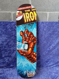 Santa Cruz Marvel Comics Iron Man Skateboard Deck Loose and Mint