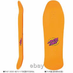 Santa Cruz Mummy Screaming Hand Orange Shaped Skateboard Deck 10inch